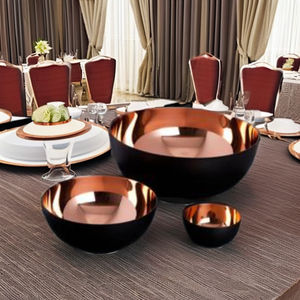 Cuenco de cobre Premium para servir para eventos profesionales Catering para bodas Restaurantes Fiestas de Axiom Home Accents - Product Image 1