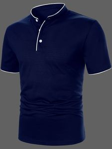 Nueva Camiseta Casual de Moda, Estilo Personalizado, Camiseta Polo de Manga Corta para Hombre, Buena Calidad, Ropa Urbana de Alta Gama, Camisetas para Hombre - Product Image 6