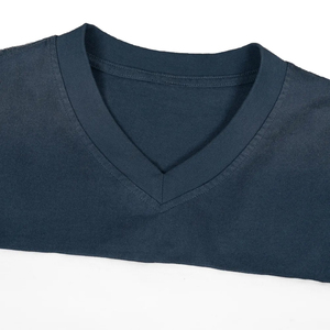 Camiseta de Cuello Alto para Hombre, Algodón, Lisa, Cuello Alto, Informal, Básica, Logotipo Personalizado, Marca Privada, OEM, ODM, Venta al por Mayor - Product Image 3