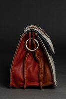Portefeuille Pochette en Cuir de Vache Marron, Sac à Bandoulière en Cuir de Veau, Sac à Main, Sac à Main, Porte-Monnaie, Porte-Monnaie pour Femmes et Filles