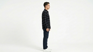 Men's Checkered Flannel <b>Shirt</b> Long Sleeve Casual Button Front Woven <b>Shirt</b> for Daily and Weekend Wear - Product Image 2