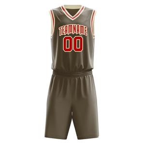 New Custom 100% Cotton Winter Basketball Uniforms Breathable Quick Dry Short Sleeved Sports Wear <b>Set</b> Sale Customized - Product Image 2