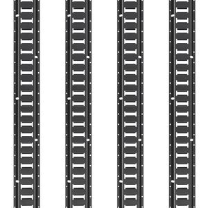 Set di 18 Pezzi E-Tracks con 4 Binari in Acciaio, 8 Ancoraggi a O-Ring, 4 Fissaggi con Anello a D, Kit Binari per Fissaggio - Product Image 6