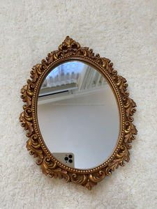 Hoàng Gia Khung Thiết Kế Kim Loại Tường Gương Trong Nhà Trang Trí Nội Thất Phòng Khách Trang Trí Tường Sơn Hoàn Thiện Thiết Kế Tường Gương - Product Image 3