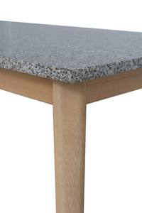 Mesa de comedor moderna para exteriores | Marco de madera de acacia + tapa de granito | Duradero para patios, jardines, patios - Product Image 3