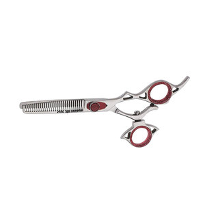 Ensemble de ciseaux de coiffure à bord rasoir, ciseaux à effiler et texturiser réglables pour barbier, coiffure et salon - Product Image 5
