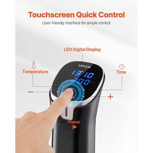 Cottura Sous Vide di Precisione 1100W con WIFI, Circolatore a Immersione, Display LED, Riscaldamento Rapido, Temperatura Precisa, Cottura Lenta Sous Vide - Product Image 3