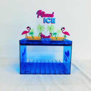 Pantalla de líquido acrílico personalizada OEM de fábrica/soporte de exhibición de botella de licor/soporte de exhibición de acrílico de jugo líquido - Product Image 3