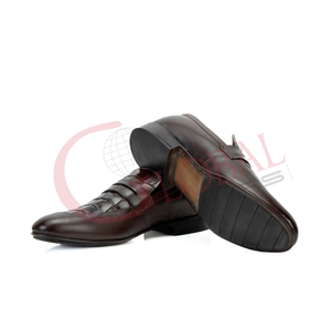 Chaussures habillées pour hommes en cuir faites à la main de haute qualité 2026 – Mocassins respirants à enfiler pour hommes - Product Image 4