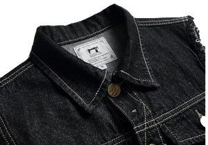 Chaleco Vaquero Vintage para Hombre SBEA IMPEX, Sin Mangas, Desgastado, Corte Ajustado, Casual, con Botones al Frente, para Otoño - Product Image 6