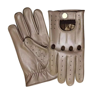 ถุงมือขับรถหนังแท้สำหรับผู้ชาย แบบเต็มนิ้ว กันน้ำ ดีไซน์ใหม่ ทันสมัย ใช้ในชีวิตประจำวัน ถุงมือขับรถแบบสั่งทำ - Product Image 1