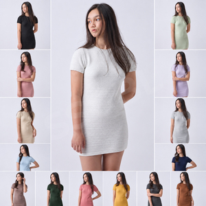 Fabricant de tenues tendance pour femmes, usine directe, vêtements modernes moulants sur mesure, tricot côtelé respirant, fournisseur en gros de mode ODM - Product Image 3