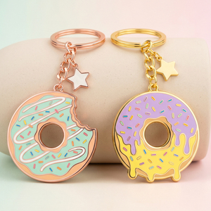Llaveros de Regalo Empresarial de Latón Esmaltado en Colores Pastel Personalizados Marktex - Product Image 2