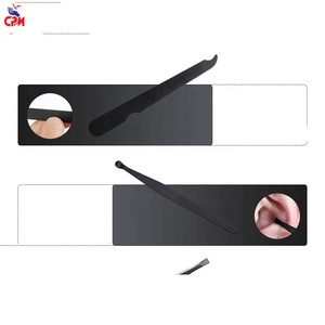 Kit de soin des ongles professionnel 7 pièces noir pour manucure et pédicure avec ciseaux, pinces et outils de soin des ongles - Product Image 5