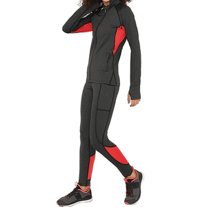 OEM Women's <b>Zipper</b> Tracksuits Set Breathable Lightweight Casual Wear Wholesale Price with Adjustable Size Women Tracksuit - Product Image 3