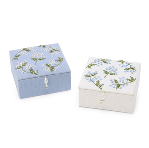 Beaded Fabric Jewelry <b>Storage</b> Box Handmade Decorative Gift Case Premium Craft Bulk Supply Modern Home Decor Customizable Size - Product Image 5