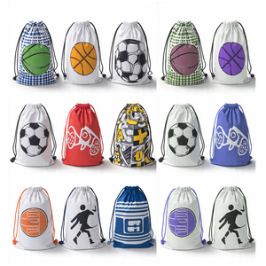 Gym Drawstring <b>Backpack</b> Water Resistant String Bags Sportswear <b>Backpack</b> Gym Bags Side Pocket Basketball Bag - Product Image 2