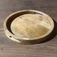Bandeja de Desayuno de Madera de Mango con Acabado Lacado, Plato Decorativo Pulido para Hotel, Restaurante, Fiesta, Cocina Moderna, Uso en Mesa de Comedor - Product Image 6