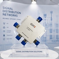 Répartiteur de puissance RF 4 voies Wilkinson 20W CW 50 Ohm 0,7-2,5 GHz à faible perte d'insertion ≤0,7 dB pour systèmes BTS et IBS