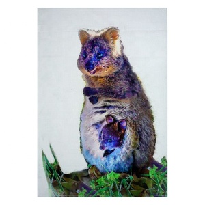 Cute Floral Bunny Printed <b>Easter</b> Gifts Holiday Decoration Absorbent Hand Dish Towel for Kitchen Cleaning Counter <b>Top</b> Accessories - Product Image 2