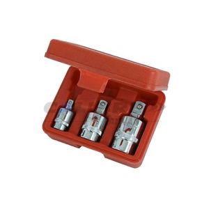 TAIWAN CALIBRE Industriel & DIY OEM Jeu de douilles à impact pivotantes 3 pièces 1/4\" 3/8\" 1/2\" Dr CR-MO - Product Image 1