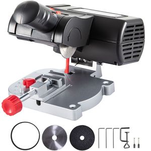 Mini Sega da Banco per Tagli Obliqui con Angolo di Taglio di 0,45 Gradi, Due Lame in Acciaio e Resina da 2 5/16 Pollici, Profondità di Taglio 1/2 Pollice, 120V/220V - Product Image 1