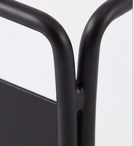 Modern <b>Black</b> Metal Wire <b>Napkin</b> Holder Free Standing Tissue Rack For Tabletop Storage Display Home Use And Hotel Use - Product Image 2