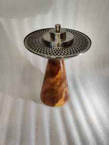 Brûleur à Bakhoor Premium Artisanal en Résine Écologique avec Insert en Acier Inoxydable pour Encens Indien et Arabe Aromatique - Product Image 4