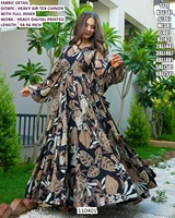 Robe de bal longue et confortable à broderie florale, au style moderne et naturel, en tissu aérien chinon