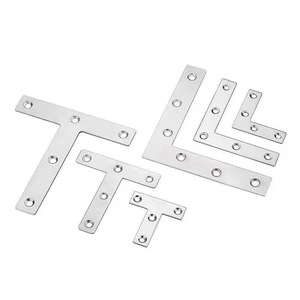 Support d'angle en acier inoxydable à 90 degrés en forme de L pour étagère avec vis et connecteur de quincaillerie - Product Image 5