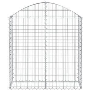 Cestello per gabbioni ad arco in ferro zincato 39.4 "x 11.8" x 39.4 "/47.2" per forniture da giardino - Product Image 3