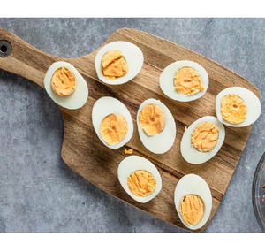 Solid Wooden <b>Egg</b> Divider Tray Dishwasher Safe Convenient Breakfast Organizer Deviled <b>Egg</b> Serving Plate - Product Image 4