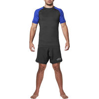 Rashguard BJJ à manches longues tendance avec logo personnalisé, coupe compressive, pour MMA et grappling, respirant et anti-humidité