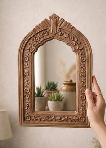 Vintage Gold Resin <b>Rectangle</b> <b>Mirror</b> Frame Decorative <b>Wall</b> Hanging Ornament French Country Housewarming Home Decor - Product Image 3