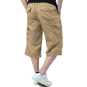 Shorts de sport en toile pour homme toutes saisons avec doublure intérieure douce, respirants et à séchage rapide, taille élastique robuste - Product Image 2