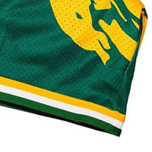 Shorts de sport en maille respirante à séchage rapide avec logo personnalisé de haute qualité pour hommes, décontractés, en polyester élastique - Product Image 5