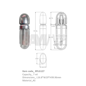 หลอดลิปกลอสเปล่า 7 มล. - ภาชนะบรรจุลิปสติกและคอนซีลเลอร์คุณภาพสูง - Product Image 1