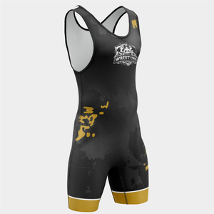 Custom Made Wrestling Singlets with Cool Design Stretch Lightweight & Breathable Fabric Custom Team Names & Colors - Product Image 1