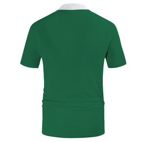 Polo homme de haute qualité, motif géométrique losange, pour le sport en plein air, tennis, golf, anti-transpiration - Product Image 4