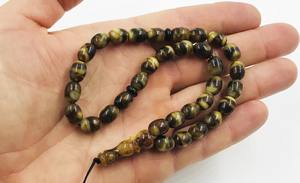 Tasbih de Resina Duradera, Rosario Islámico de 33 Cuentas para Ramadán y Oraciones Diarias |   Cuentas de oración hechas a mano de alta calidad de la India - Product Image 6