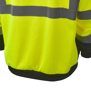 Ropa de Trabajo de Seguridad, Sudadera con Capucha de Alta Visibilidad Reflectante de Poliéster, Cómoda y Transpirable para Hombre, Uniforme de Seguridad - Product Image 6