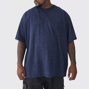 เสื้อยืดโอเวอร์ไซส์ทรงสปอร์ตสำหรับผู้ชาย ผ้าคอตตอนเนื้อหนา สวมใส่สบาย คอกลม รับผลิตตามแบบ OEM - Product Image 4