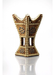 Elegante Quemador de Incienso de Madera con Diseño Dorado, Porta Incienso Árabe, Decoración de Lujo - Product Image 4