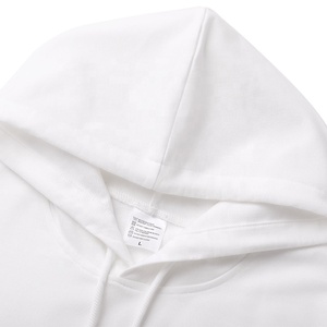 Créez votre marque : Sweat à capuche unisexe noir épais, vierge, personnalisable avec logo, en gros, surdimensionné, pour hommes - Product Image 3