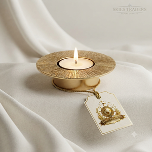 Gold Textured Rim <b>Tealight</b> <b>Candle</b> <b>Holder</b> Metal Votive Stand Tabletop Home Centerpiece Wedding Party Luxury Decor Gift - Product Image 1
