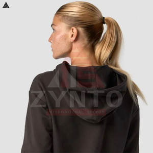 Pull à capuche vert clair – Qualité supérieure, basiques en coton mélangé pour femme – Nouvelle collection fitness, dernière mode, qualité supérieure, personnalisable - Product Image 5