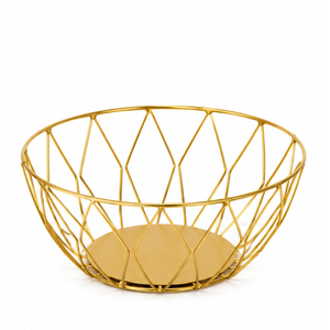Corbeille à fruits de luxe en fil métallique doré, design feuille vintage, bol de rangement en fer forgé pour comptoir, idéal pour la décoration moderne de la maison et de la cuisine - Product Image 4