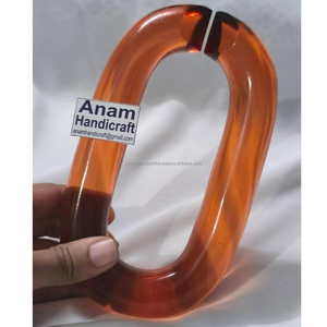 Adornos de Pared de Cadena Acrílica Modernos Personalizados, Hechos a Mano, Adornos Colgantes de Resina Modernos para Decoración del Hogar, Listos para el Festival Diwali - Product Image 6