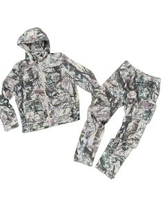 Survêtements de sport personnalisés pour hommes Slim Fit tenues de sueur de camouflage de haute qualité multi-poches poche kangourou sweats à capuche grande taille - Product Image 1