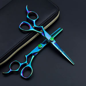 Ensemble de ciseaux de coiffure en acier inoxydable pour droitiers, lame tranchante - Product Image 3